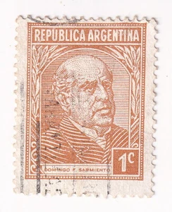 ARGENTINA Stamp 1945 scott#524 Sarmiento R313 used - Picture 1 of 1