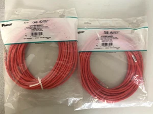 Panduit UTPSP35RDY Cord   |  35 FT  |  LOT OF 2 - Picture 1 of 2