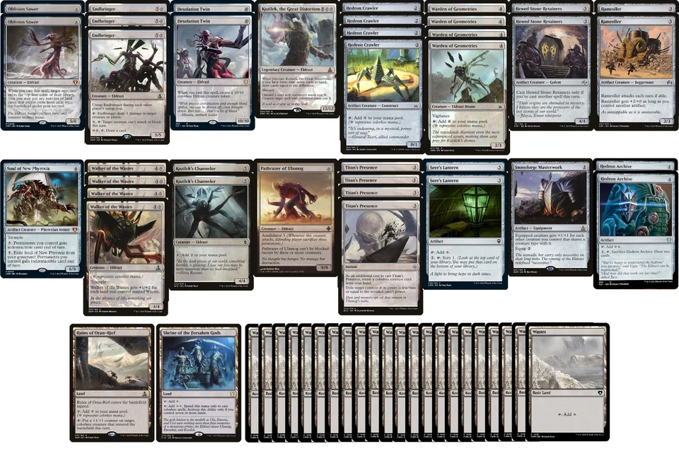 ELITE Colorless Eldrazi Deck - Wastes - Modern 60 Card - MTG Magic the Gathering - Image 1 of 1