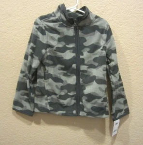Oshkosh B'Gosh Boys Sz 5 Fleece Cozie Camo Pattern Pockets Nice! NWT MSRP $28 - Picture 1 of 12