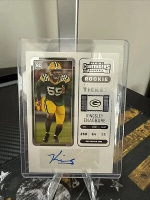 2022 Panini Contenders - Rookie Ticket #237 Kingsley Enagbare (AU, RC) - Image 1 of 2