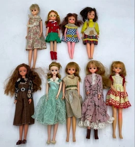 Vintage Licca-chan dolls 9 dolls bundle sale from Japan - Picture 1 of 20