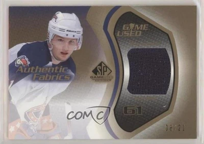 2003-04 SP Game Used Edition Authentic Fabrics Gold /21 Rick Nash #AF-RN - Image 1 of 2