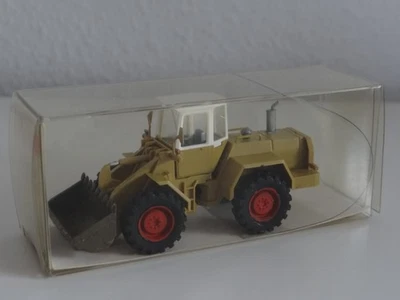 Wiking 1:87 Nr.651 Radlader Liebherr 531 ocker/weiß in OVP - Bild 1 von 2