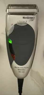 Remington MS3 2000 MicroScreen 3 Washable Rechargeable Cordless With Cord Works - Image 1 of 4