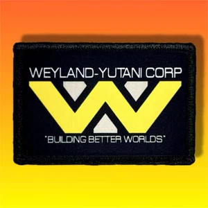 Alien Weyland Corp Morale Patch / Military ARMY Tactical Hook And Loop 948 - Picture 1 of 8