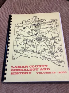 Lamar County (Texas) Genealogy and History Vol. 18 2000 - Picture 1 of 9