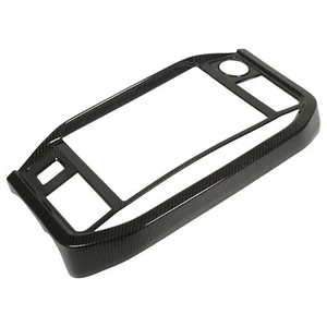 _Central Control Panel Cover Carbon Fiber Style Dash Air Outlet Navigation Radio - Afbeelding 1 van 22