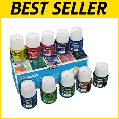 Setacolor Light Fabric Paint Set - 10 Assorted Colors - Image 1 of 4