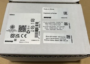 GENUINE SB903 BATTERY for SHURE SLXD SLXD1 and SLXD2 95A36606 New Free Shipping - Imagen 1 de 1