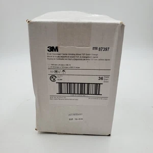 Paquete de 10 - Disco de molienda 3M 4,5” T27 centro deprimido 5/8-11 eje roscado 87397 - Imagen 1 de 5