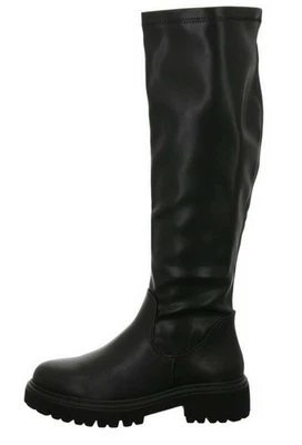 La Strada Stiefel Schwarz Plateau Langschaftstiefel Reißverschluss 2003180 1222