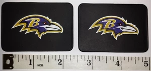2 BALTIMORE RAVENS NFL FOOTBALL VINYL EMBLEM PATCH LOT - Picture 1 of 1
