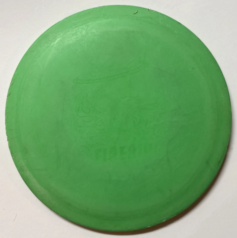 Innova DX Firebird PFN Patent Number Penned Green Disc Golf 173g Flat Used - Image 1 of 3