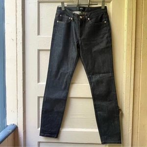 Nuevos Jeans APC Slim Fit Pierna Ribete Japonés Talla 27 Índigo Azul Oscuro Lavado - Imagen 1 de 12