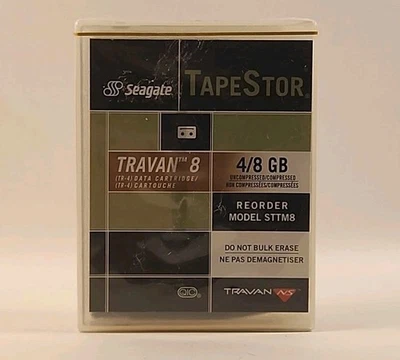 Seagate TapeStor Travan 8 Data Cartridge Model STTM8 w1s5 3506 - Image 1 of 3