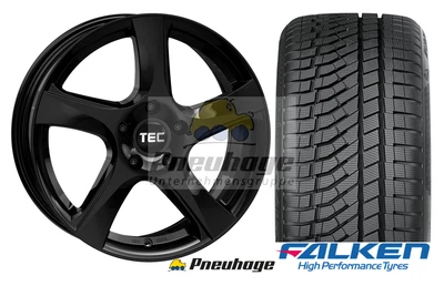 Winterräder VW ID7 + Tourer ED 19" Zoll Alu schwarz Falken HS-02Pro Winterreifen - Bild 1 von 3