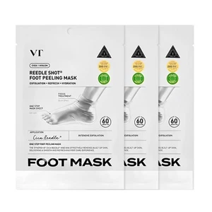 Mascarilla exfoliante de pies VT CICA Reedle Shot paquete de 40 ml x 3 - exfoliante cuidado de pies exfoliante - Imagen 1 de 5