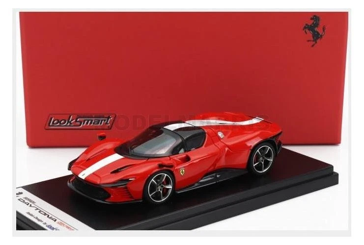 LOOKSMART LS535E FERRARI - DAYTONA SP3 CLOSED ROOF 2022 - ROSSO SCUDERIA - RED W - Immagine 1 di 3