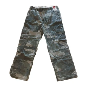 Jeans cargo mimetici Open Trails uomo 34x30 taglio stivale grunge streetwear militare NUOVO - Foto 1 di 9