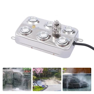6-Head Ultrasonic Air Humidifier Mist Maker Fogger Water Fountain Pond Atomizer - Picture 1 of 12
