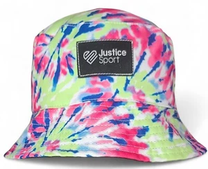 Justice Sport Bucket Hat Girls Youth Tie Dye  - Picture 1 of 8