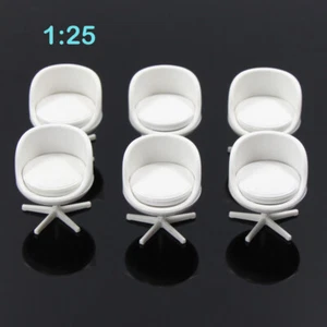 ZY13025 6pcs Model Train Railway Leisure Chair Settee Bench Scenery 1:25 G Scale - Picture 1 of 4
