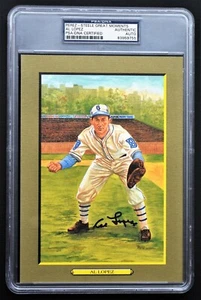 1990 Perez-Steele Great Moments Al Lopez Signed Auto Card # 4/5000 HOF + PSA/DNA - Picture 1 of 3