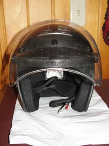 Zeus 380 Series Silver Classic Open Face Motorcycle / Snowmobile Helmet Medium - Picture 1 of 11