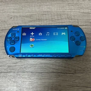 Sony PSP 3000 Vibrant Blue + OSTENT Battery+Charger- Great Condition - - Picture 1 of 11