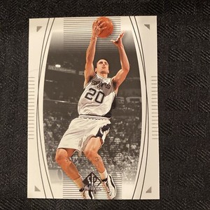 MANU GINOBILI, 2003-04 SP AUTHENTIC #78, SPURS