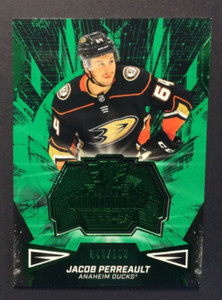 2022-23 SPx Finite Rookie Green #F28 Jacob Perreault - #D 43/199 - Ducks
