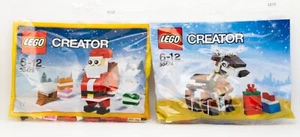 LEGO®  30474 30478 Creato Christmas  Polybag Weihnachtsmann Santa Claus Rentier - Bild 1 von 2