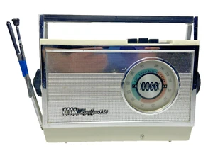 Ross Magnifique 120 Transistor Radio AM/FM Antena Portátil MCM DE COLECCIÓN - Imagen 1 de 11