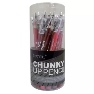 Technic Chunky Lip Liner Pencil Crayon & Sharpener  Brand New  FREEPOST - Picture 1 of 5