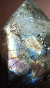💜 Purple,blue ,yellow And Orange Labradorite Tower - Picture 1 of 20