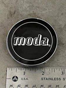 MODA Wheels Custom Wheel Rim Hub Cover Chrome Black Center Cap MG-P1670H BR4-2 - Picture 1 of 5