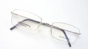 Markenbrille für Herren + Damen Titan Gestell silber eckig, mit Flexbügel Gr. M - Picture 1 of 4