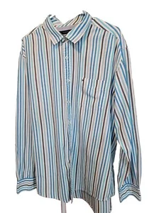 Tommy Hillfiger Long Sleeve Button Down Classic Fit XL  Striped designer comfort - Picture 1 of 5