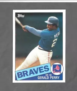 Gerald Perry Atlanta Braves 1985 Topps #219 - Picture 1 of 2
