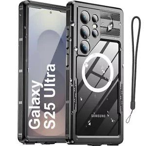 Magsafe Hülle für Samsung Galaxy S25 Ultra S24 Plus Wasserdicht Stoßfest Cover - Bild 1 von 16