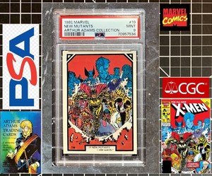 1989 Marvel Comic Images Arthur Adams - PSA 9 MINT - #19 New Mutants - TOPS