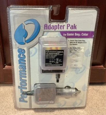 NEW AC POWER ADAPTER FOR GAMEBOY ORIGINAL POCKET OR COLOR + 12V CAR ADAPTER  i29 - Image 1 of 2