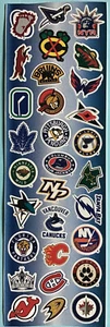 NHL hockey logo stickers - Avs, Leafs, Habs, Bruins, Devils, etc. - Picture 1 of 1