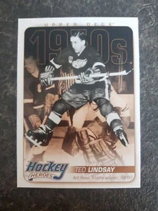 2011-12 Upper Deck Series 1 Hockey Heroes Ted Lindsay Card# HH12 - Picture 1 of 2