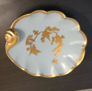 Ardalt Japan Lenwile Bone China handbemalt kleine Schmuckschale 7839 Vintage Gold - Bild 1 von 6