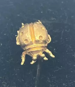 14k gold ladybug pin brooch RARE- Tested- READ! - Picture 1 of 12