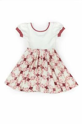 Omi Jo Bien Vestido Lobo Manga Gorra Imperio Vestido Navidad Edredón Talla 9/10 años Foto 1 de 3