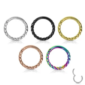 Treuheld® - Piercing Segment Clicker - Gedreht - 5 Farben (6733) - Bild 1 von 15