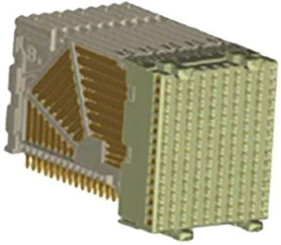 1 x Amphenol FCI Airmax VS Series 2mm Pitch High Speed Backplane Connector, Righ - Image 1 of 1